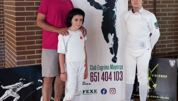 Triunfo de nuestros tiradores infantiles en el Criterium Extremeño de Esgrima