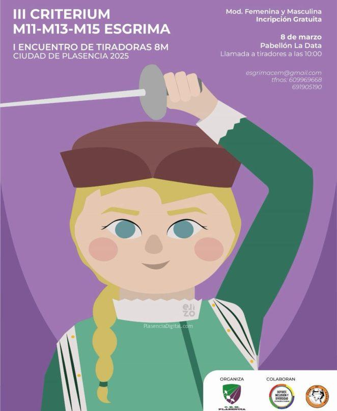 III Crirerium de esgrima y I Encuentro Femenino 8M